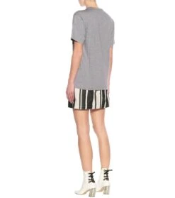 Acne Studios T-Shirt Nash Face Aus Baumwolle -LORO PIANA Verkaufsgeschäft P00307624 b2