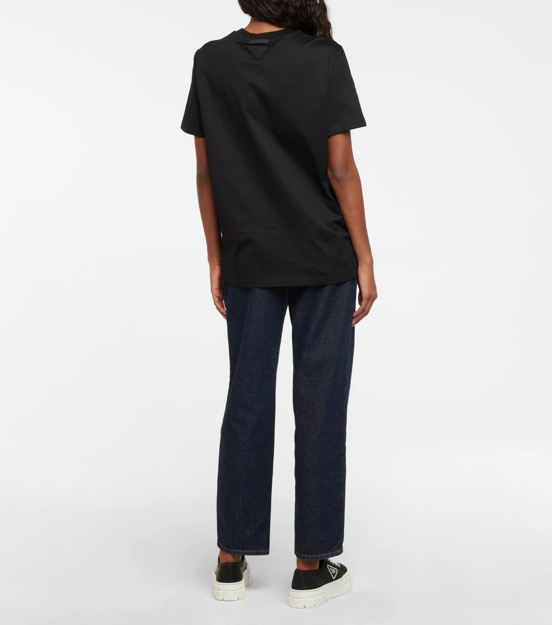 Prada Bedrucktes T-Shirt Aus Baumwolle 3 Prada Bedrucktes T-Shirt Aus Baumwolle – Bild 3