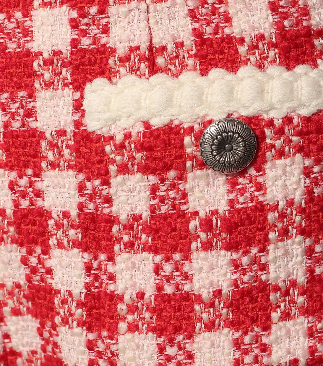 Miu Miu Karierte Shorts Aus Tweed 4 Miu Miu Karierte Shorts Aus Tweed – Bild 4