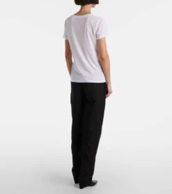 Vince T-Shirt Aus Baumwoll-Jersey -LORO PIANA Verkaufsgeschäft P00484213 b2