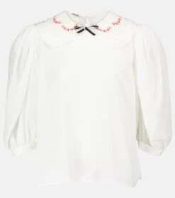 Miu Miu Top Aus Seide