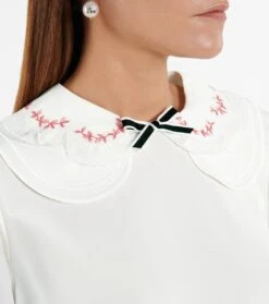 Miu Miu Top Aus Seide -LORO PIANA Verkaufsgeschäft P00528383 d1