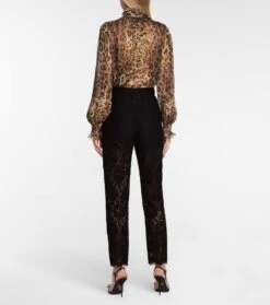 Dolce & Gabbana Hose Aus Spitze -LORO PIANA Verkaufsgeschäft P00533704 b2