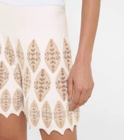 ALAIA Shorts Aus Jacquard -LORO PIANA Verkaufsgeschäft P00546568 d1