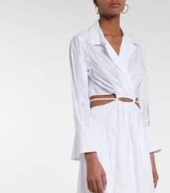 Midikleid Alex Aus Popeline -LORO PIANA Verkaufsgeschäft P00549026 d1