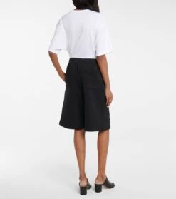 Acne Studios Shorts Aus Baumwoll-Jersey -LORO PIANA Verkaufsgeschäft P00565414 b2