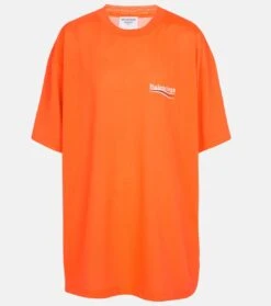Balenciaga Bedrucktes T-Shirt Aus Jersey