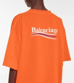 Balenciaga Bedrucktes T-Shirt Aus Jersey -LORO PIANA Verkaufsgeschäft P00571428 d1
