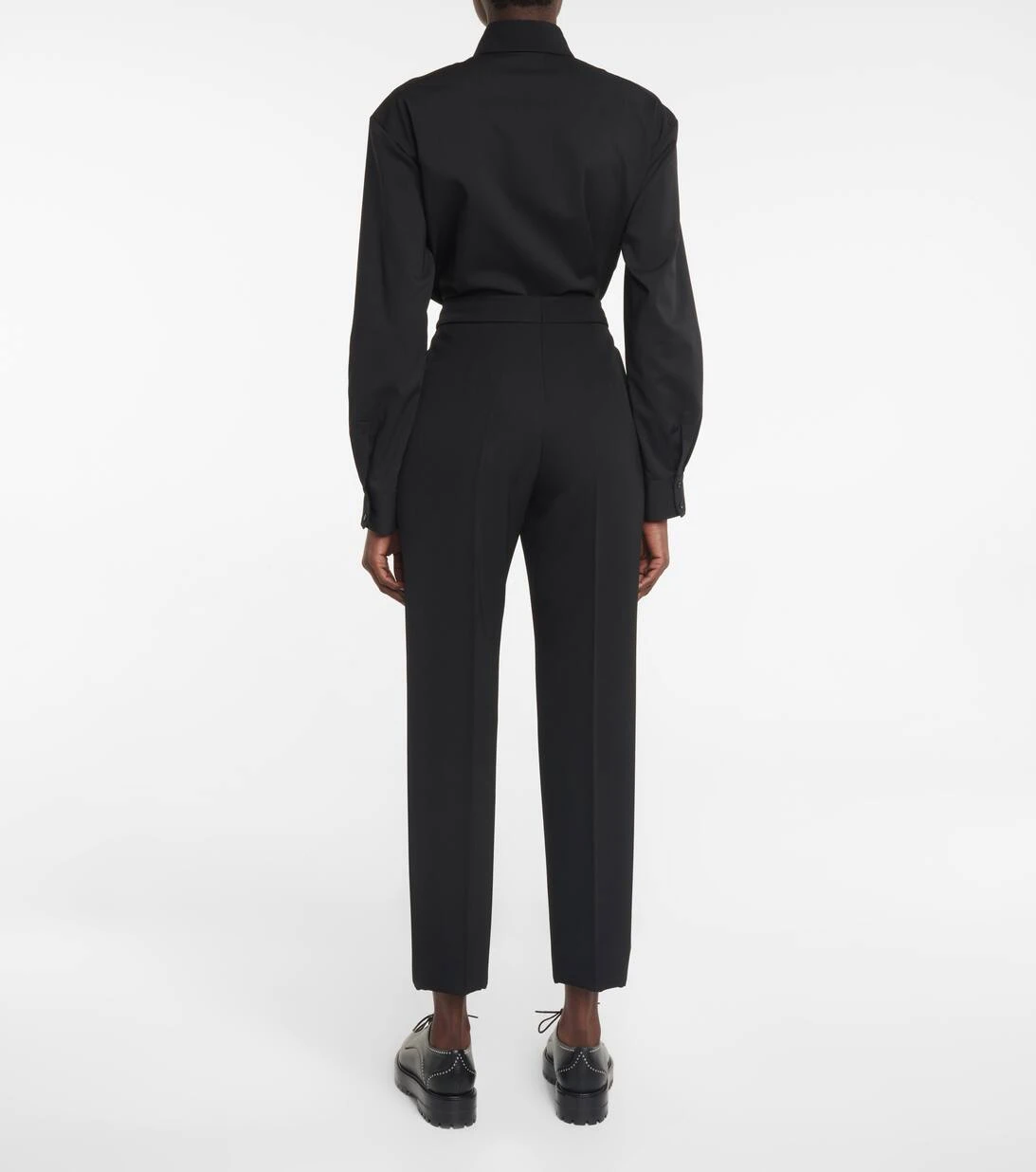 ALAIA High-Rise-Hose Aus Baumwolle 3 ALAIA High-Rise-Hose Aus Baumwolle – Bild 3