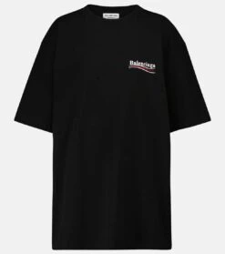 Balenciaga Oversize T-Shirt Aus Baumwolle