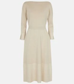 LORO PIANA Midikleid Scala Aus Kaschmir Und Seide