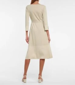 LORO PIANA Midikleid Scala Aus Kaschmir Und Seide 7 LORO PIANA Midikleid Scala Aus Kaschmir Und Seide -LORO PIANA Verkaufsgeschäft P00588801 b2