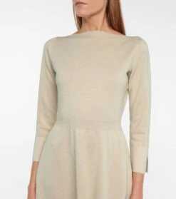 LORO PIANA Midikleid Scala Aus Kaschmir Und Seide 8 LORO PIANA Midikleid Scala Aus Kaschmir Und Seide -LORO PIANA Verkaufsgeschäft P00588801 d1