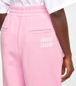 Miu Miu Jogginghose Aus Baumwolle -LORO PIANA Verkaufsgeschäft P00594899 d2