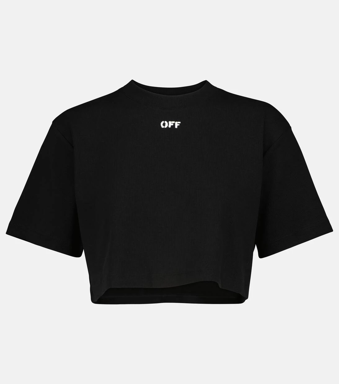 Off-White T-Shirt Aus Jersey 1 Off-White T-Shirt Aus Jersey