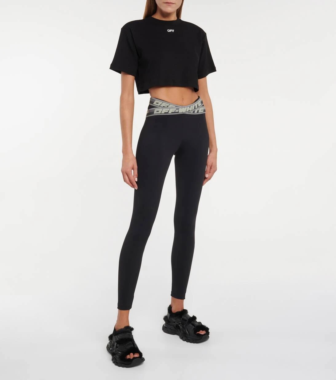 Off-White T-Shirt Aus Jersey 2 Off-White T-Shirt Aus Jersey – Bild 2