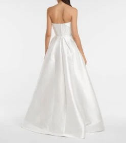 Bridal Robe Isobel Aus Crêpe 7 Bridal Robe Isobel Aus Crêpe -LORO PIANA Verkaufsgeschäft P00621085 b2