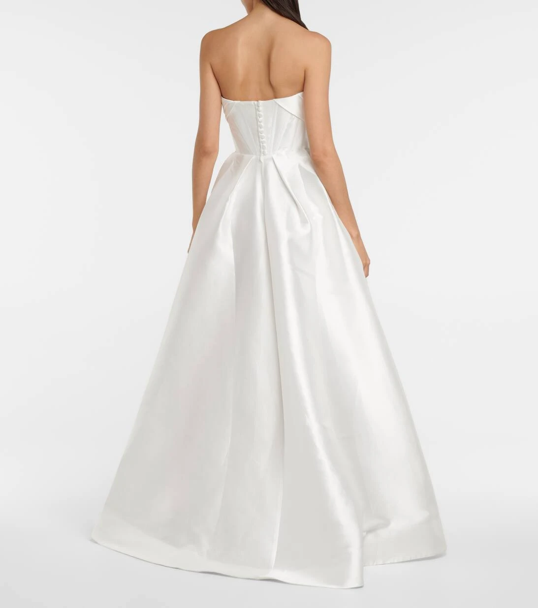 Bridal Robe Isobel Aus Crêpe 3 Bridal Robe Isobel Aus Crêpe – Bild 3