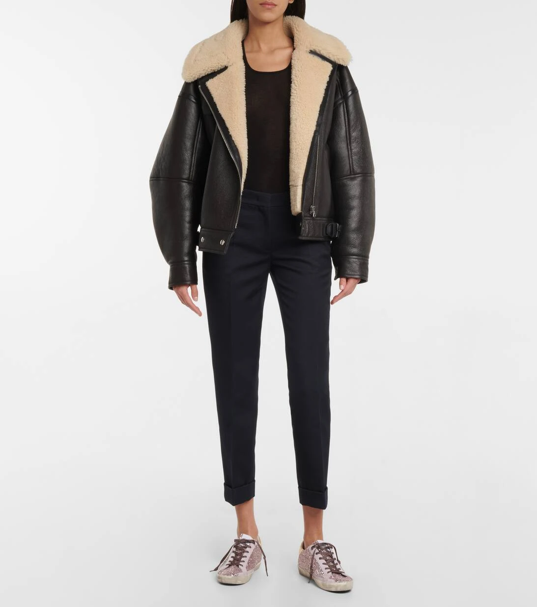 Golden Goose Mid-Rise-Hose Aus Twill 2 Golden Goose Mid-Rise-Hose Aus Twill – Bild 2