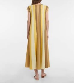 LORO PIANA Midikleid Edinburgh Aus Kaschmir Und Seide -LORO PIANA Verkaufsgeschäft P00640852 b2