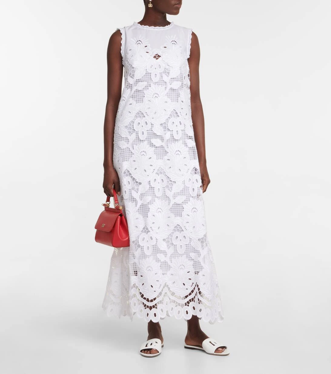 Dolce & Gabbana Bridal Robe Aus Einem Baumwollgemisch 2 Dolce & Gabbana Bridal Robe Aus Einem Baumwollgemisch – Bild 2