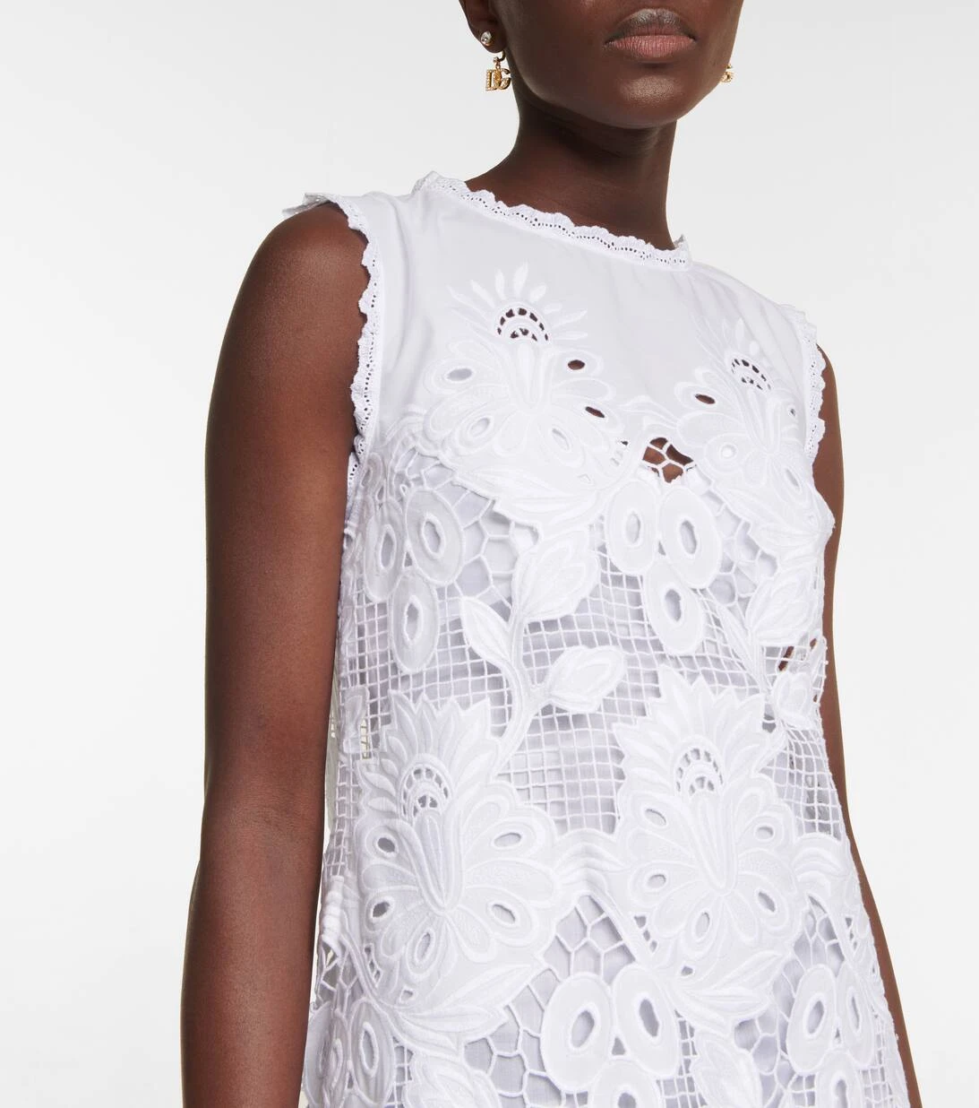 Dolce & Gabbana Bridal Robe Aus Einem Baumwollgemisch 4 Dolce & Gabbana Bridal Robe Aus Einem Baumwollgemisch – Bild 4