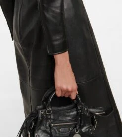 Balenciaga Midikleid Aus Leder 10 Balenciaga Midikleid Aus Leder -LORO PIANA Verkaufsgeschäft P00646033 d2