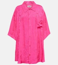 Balenciaga Oversize-Hemd Aus Jacquard