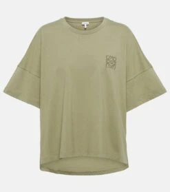 Loewe T-Shirt Anagram Aus Baumwoll-Jersey