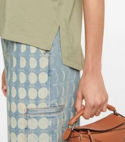 Loewe T-Shirt Anagram Aus Baumwoll-Jersey -LORO PIANA Verkaufsgeschäft P00685891 d2