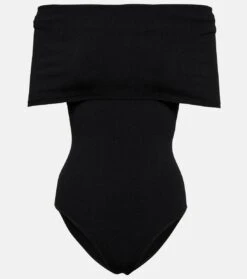 ALAIA Off-Shoulder-Body Aus Strick