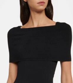 ALAIA Off-Shoulder-Body Aus Strick -LORO PIANA Verkaufsgeschäft P00699707 d3