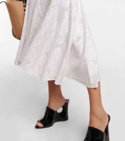 ALAIA Neckholder-Midikleid Aus Crêpe -LORO PIANA Verkaufsgeschäft P00700888 d2