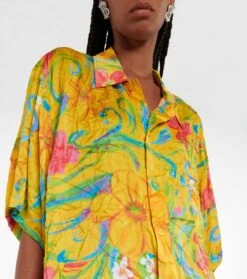 Balenciaga Bedrucktes Hemd -LORO PIANA Verkaufsgeschäft P00701621 d1