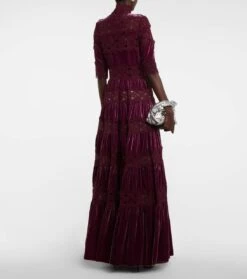 Robe Lissie Aus Samt 6 Robe Lissie Aus Samt -LORO PIANA Verkaufsgeschäft P00704313 b2