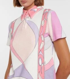 Bedrucktes Polohemd Aus Frottee -LORO PIANA Verkaufsgeschäft P00708198 d1