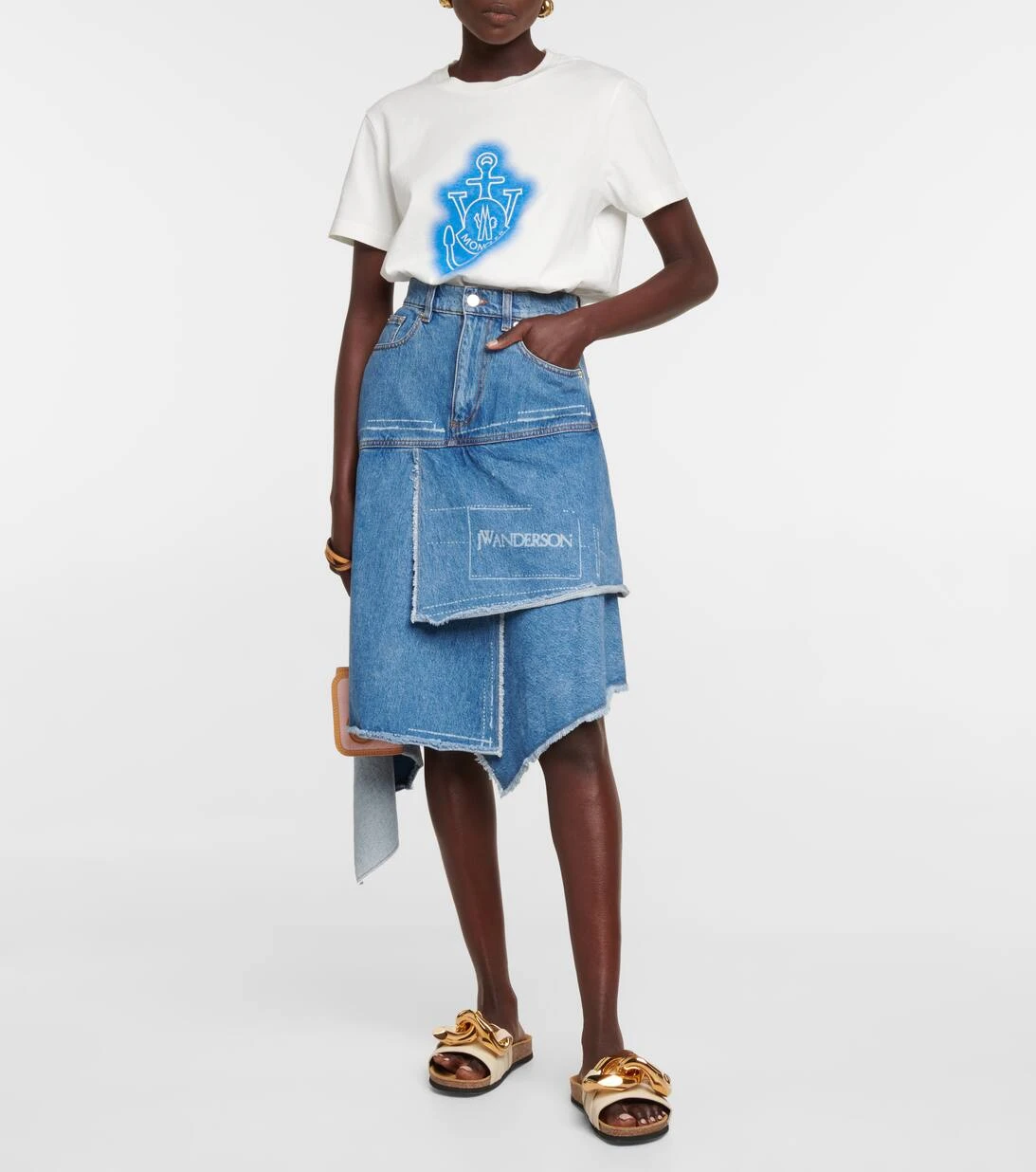 1 Moncler JW Anderson T-Shirt Aus Baumwolle 2 1 Moncler JW Anderson T-Shirt Aus Baumwolle – Bild 2