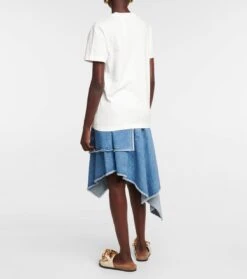 1 Moncler JW Anderson T-Shirt Aus Baumwolle 8 1 Moncler JW Anderson T-Shirt Aus Baumwolle -LORO PIANA Verkaufsgeschäft P00708344 b2