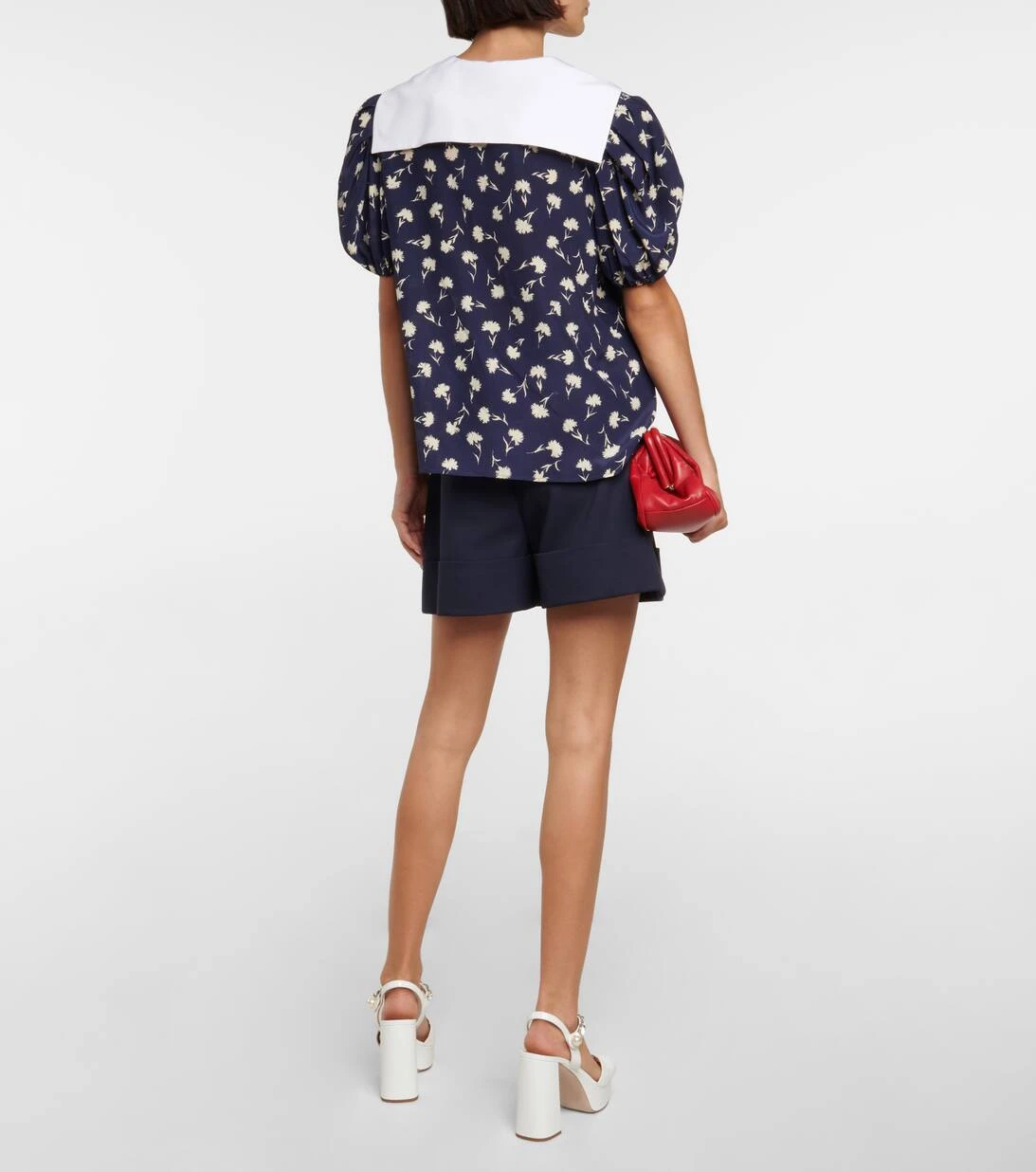 Miu Miu Bluse Aus Crêpe De Chine Aus Seide 3 Miu Miu Bluse Aus Crêpe De Chine Aus Seide – Bild 3