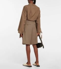 Acne Studios Shorts Aus Einem Wollgemisch -LORO PIANA Verkaufsgeschäft P00714714 b2