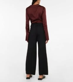 Acne Studios High-Rise-Hose Mit Weitem Bein -LORO PIANA Verkaufsgeschäft P00714839 b2