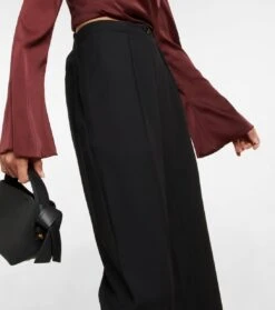 Acne Studios High-Rise-Hose Mit Weitem Bein -LORO PIANA Verkaufsgeschäft P00714839 d1