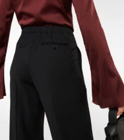 Acne Studios High-Rise-Hose Mit Weitem Bein -LORO PIANA Verkaufsgeschäft P00714839 d2