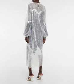 Robe Zahara Mit Pailletten -LORO PIANA Verkaufsgeschäft P00729937 b2