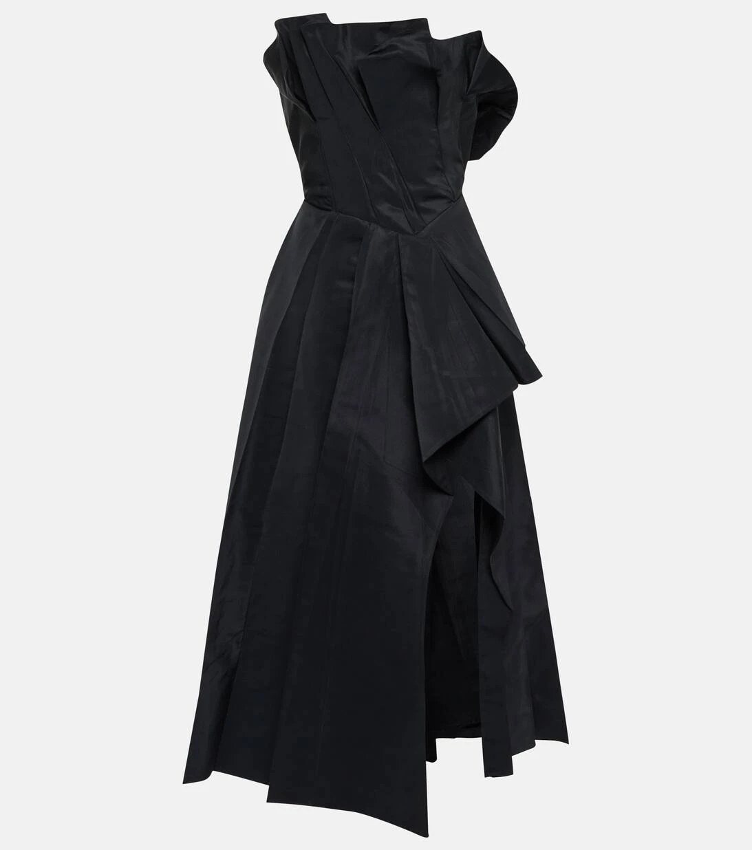 Alexander McQueen Robe Aus Faille 1 Alexander McQueen Robe Aus Faille