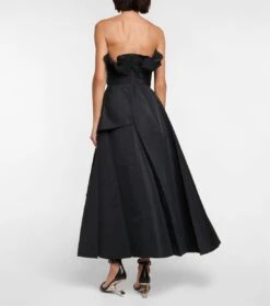 Alexander McQueen Robe Aus Faille 7 Alexander McQueen Robe Aus Faille -LORO PIANA Verkaufsgeschäft P00732162 b2