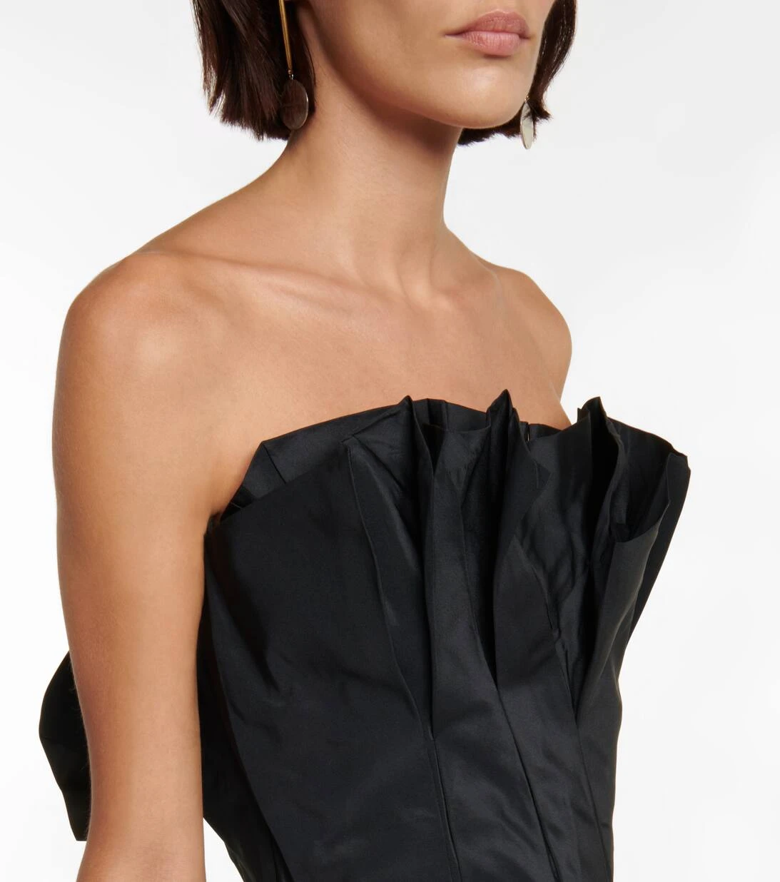 Alexander McQueen Robe Aus Faille 4 Alexander McQueen Robe Aus Faille – Bild 4