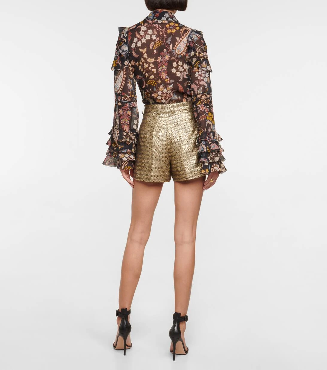Etro High-Rise-Shorts Aus Jacquard 3 Etro High-Rise-Shorts Aus Jacquard – Bild 3