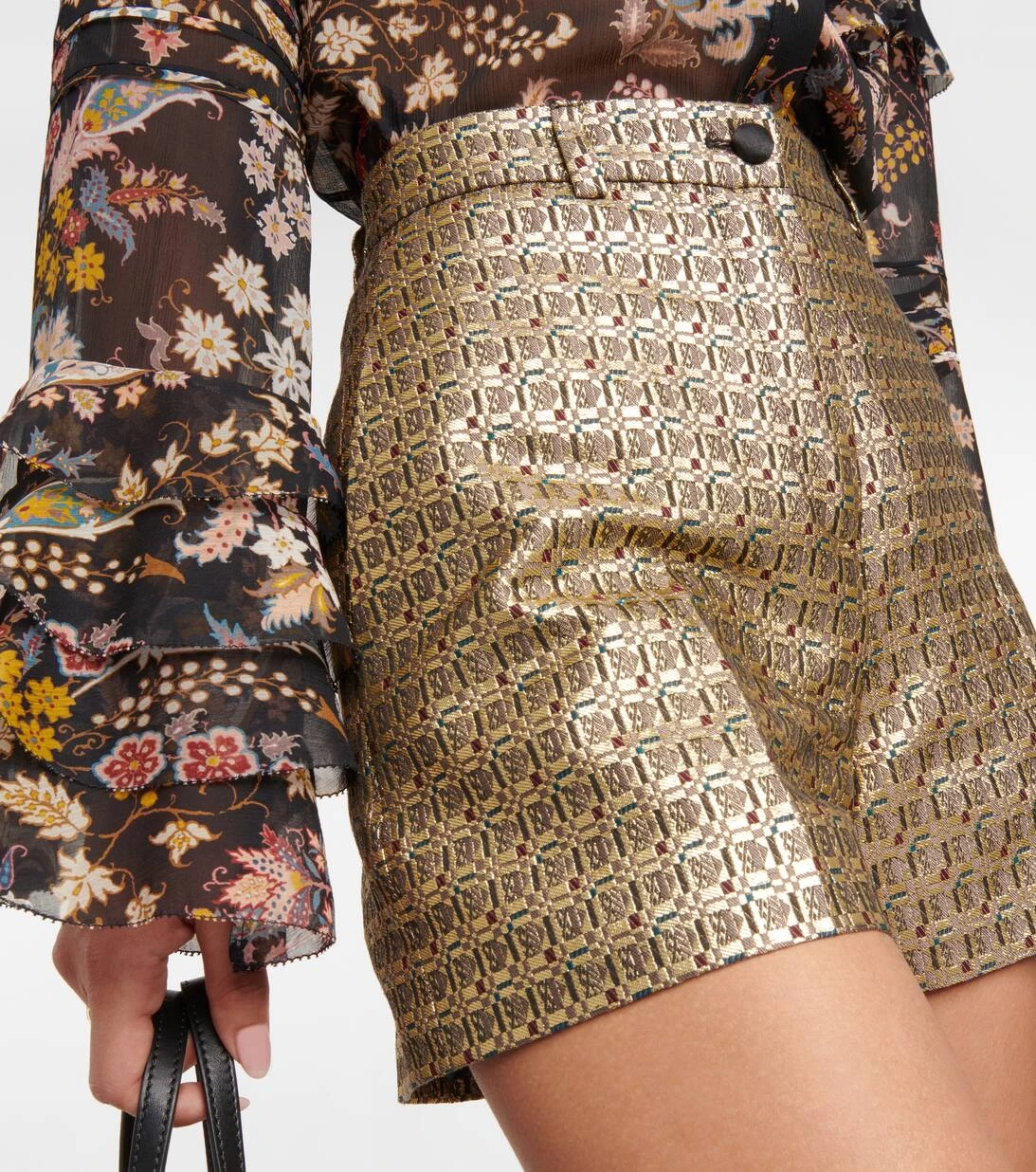 Etro High-Rise-Shorts Aus Jacquard 4 Etro High-Rise-Shorts Aus Jacquard – Bild 4