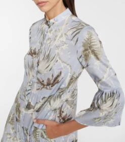 Erdem Midikleid Panthea Aus Baumwolle 8 Erdem Midikleid Panthea Aus Baumwolle -LORO PIANA Verkaufsgeschäft P00739058 d1